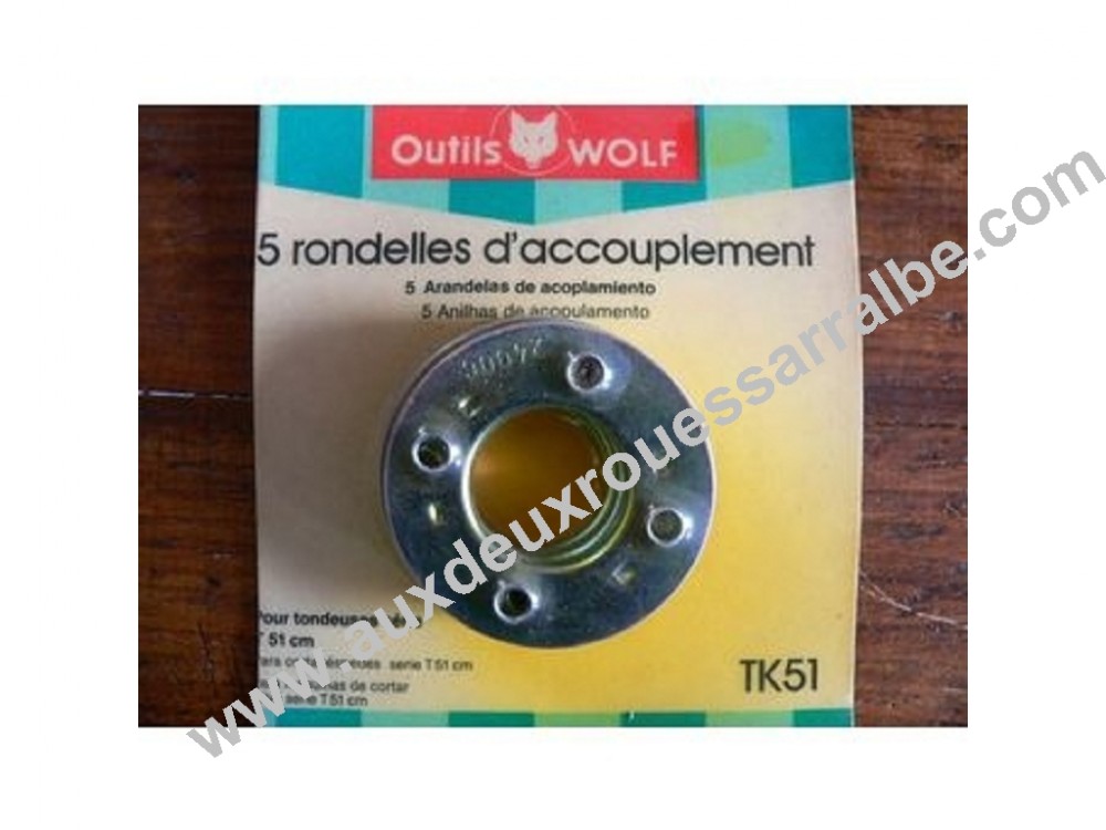 RONDELLES ACCOUPLEMENT WOLF TK51