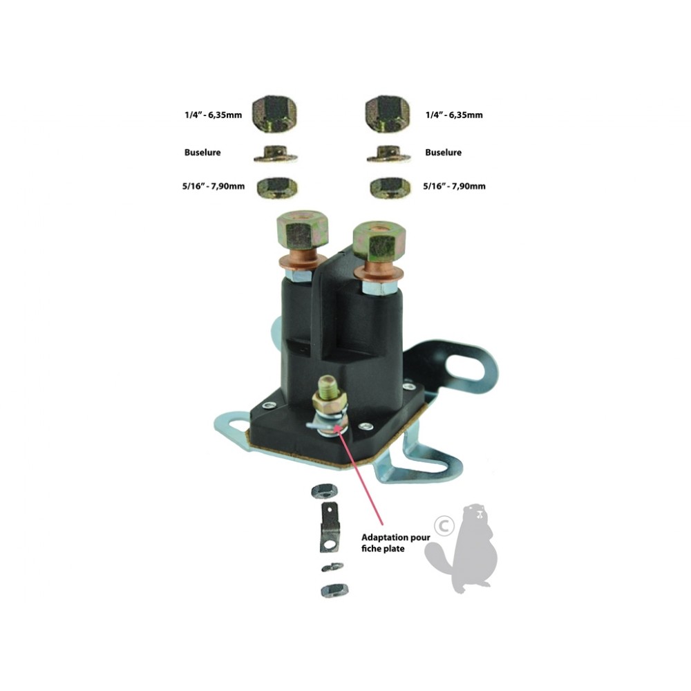 SOLENOID RELAIS DEMAREUR 1 FICHE