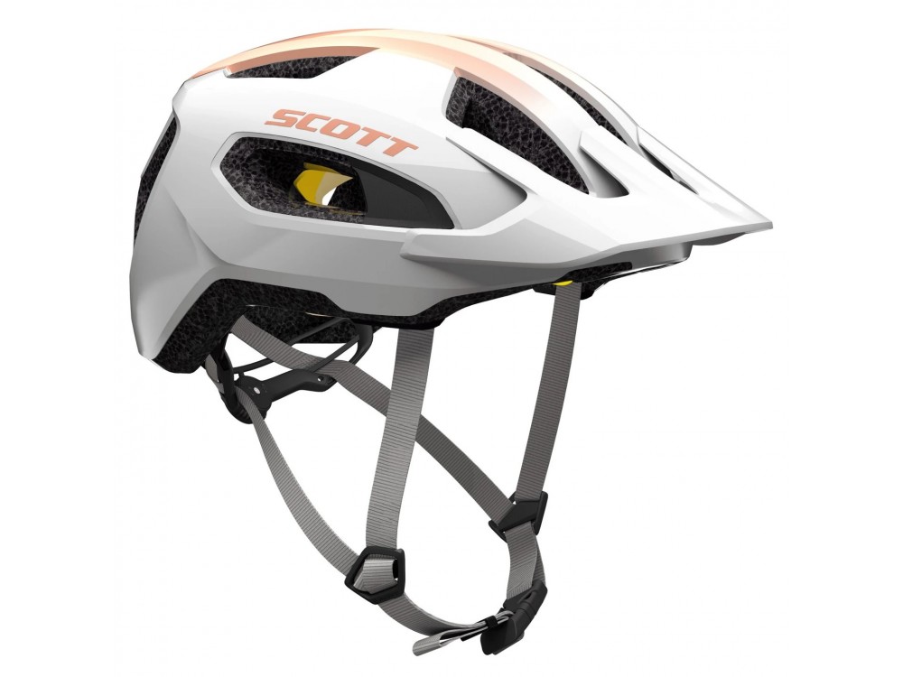 CASQUE SCOTT SUPRA + ROSE BLANC T:M-L