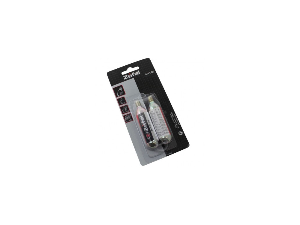CARTOUCHE CO2 FILETE ZEFAL 16G BLISTER DE 2